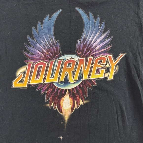 Journey San Francisco Fest 2016 Tour T Shirt Black Gildan Heavy Cotton‎ Size M - Picture 3 of 6